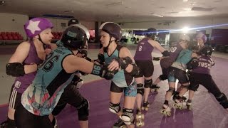 ROLLER DERBY Skate Fast Hit Hard a documentary [upl. by Neraa]