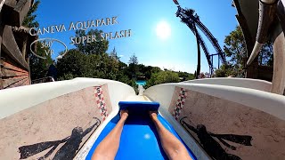 Caneva Aquapark Super Splash Left 360° VR POV Onride [upl. by Aicineohp]