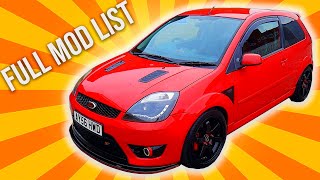 Fiesta ST150  Full Modification List [upl. by Leoni606]