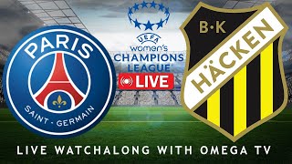 🔴Live🔴PSG VS HACKEN UEFA WOMENS CHAMPIONS LEAGUE 2324🔴Live🔴LIVE SCORES amp FULL COMMENTARY [upl. by Adnov994]