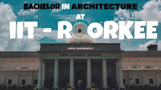 All Info about BArch course at IITROORKEE [upl. by Tyler]