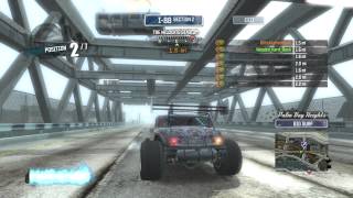 Burnout Paradise PS3 Bus Glitches and pop and crash glitches [upl. by Suinotna]