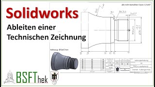 Technisches Zeichnen Die Bemaßung [upl. by Anibur]