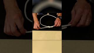 How to Tie a Sliding Knot leatherworker leathercrafting [upl. by Able]