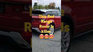 The Red Range Rover Is killer 🤩🤩 cars rangerover red usa shirts shorts shortsvideo reels 1k [upl. by Emmalynne]