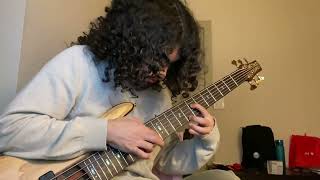 Drain of Incarnation Archspire Bass Intro Riff Cover [upl. by Wirth]