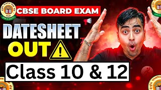 Latest CBSE Datesheet 🔥🔥 Update  Class 10 amp Class 12 🔥🔥Board Practicals [upl. by Fanchie]