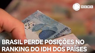 Brasil perde posições no ranking do IDH dos países [upl. by Judenberg]