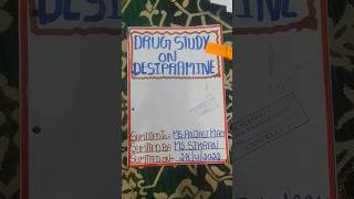 psychiatric Drug study on desipramine [upl. by Eerrehs26]