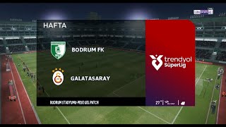 PES 13 Bodrumspor v Galatasaray Trendyol Süper Lig 13 Hafta [upl. by Weissberg761]