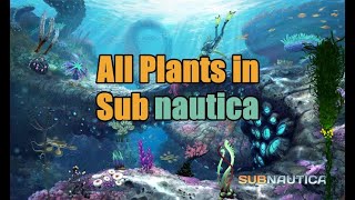 All harvestable plants in Subnautica guide [upl. by Yesrod]