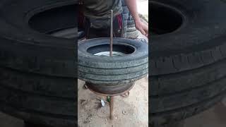 Pongro Tyre Repairing Denny vlogs [upl. by Tiedeman]