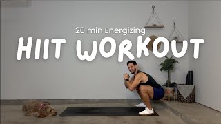 20 Minute Energizing HIIT Workout [upl. by Lilia522]