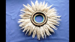 DIY Kranz aus Pampasgras – DIY Kranz durchs Jahr – Wreath of pampas grass – Corona decorativa [upl. by Cutcheon]