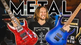 BEST METAL GUITARS UNDER 500 EURO A 4 brand comparison  StrumentiMusicalinet [upl. by Naitsihc]