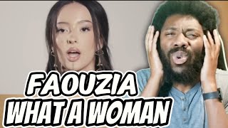 Faouzia  What A Woman REACTION VIDEO faouzia atlanticrecords [upl. by Niatsirt768]