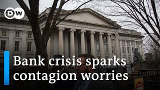 As another bank collapses US regulators race to prevent spread of crisis I DW News [upl. by Featherstone]