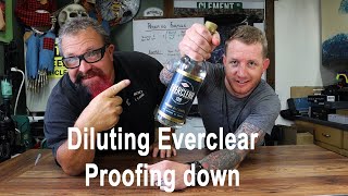 Diluting Everclear to get proper proof needed for extracts [upl. by Elianora]