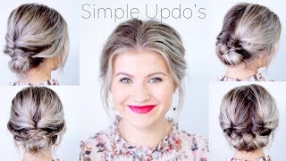 Simple Elegant Updo Hairstyles For Medium Length Hair  Milabu [upl. by Asilrac]