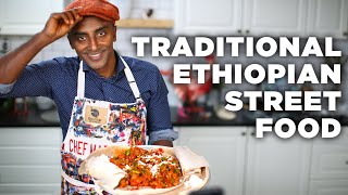 How to Make Traditional Ethiopian Food With Marcus Samuelsson • Tasty [upl. by Ardiekal]