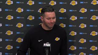 JJ Redick Reacts to LeBron performance Lakers loss vs Wolves 🎤 POSTGAME Interview [upl. by Petie]