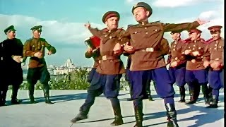 quotSoldiers dancequot  The Alexandrov Ensemble 1965 [upl. by Nodnarbal193]