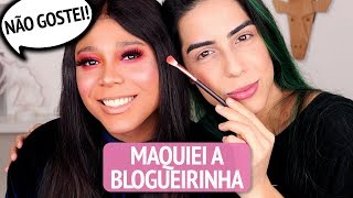 Maquiando a BLOGUEIRINHA com produtos VEGANOS 🍀 [upl. by Burkley]