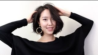 Short Hair Styling Tutorial♥ 단발 머리 스타일링 [upl. by Aneelahs]