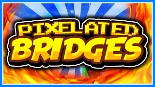 YOUTUBER BRIDGES TOURNAMENT  Minecraft Mineplex Pixelated Bridges Event [upl. by Laeno]