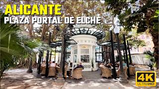 Alicante Walking Tour Discover Plaza Portal de Elche  Top Things to Do in Alicante Old Town [upl. by Annhej]