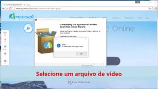 Como usar o Conversor de Vídeo Online Gratuito da Apowersoft [upl. by Callan]