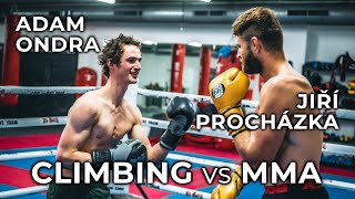 MMA Champion Jiří Procházka ✊ vs Pro Climber Adam Ondra  Mixit [upl. by Catha]