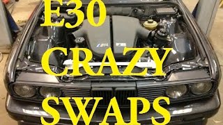 Top 10 BMW E30 Most Impressive Swaps [upl. by Iggem]