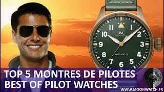 Top 5 des montres de pilotes ⌚ Les meilleures montres automatiques daviateur de 300€ à 10000€ ✈️😈🔥 [upl. by Manville]