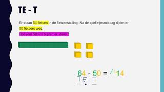 Aftrekken tot 100  les 2 tientaleenheden  tientallen [upl. by Nairbal]