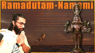 Learn the Powerful Anjaneya Stotram from HanuMan Movie RamRamRam Ramadutam  with Meaning [upl. by Esinaej724]