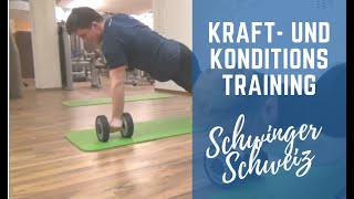 Kraft und Konditionstraining Schwinger in MTC Pieter Keulen [upl. by Aissatsan]