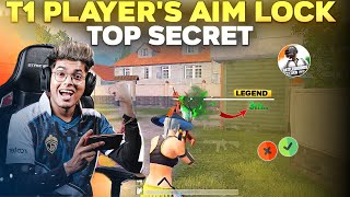 TRICK TO LOCK AIM LIKE T1 PLAYERS 100 🔥  HOW TO IMPROVE AIM IN BGMI  CONNECT HEADSHOTS IN BGMI [upl. by Hgierb57]