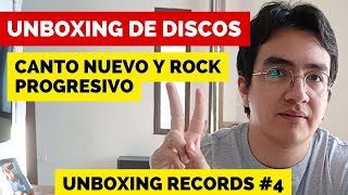 UNBOXING DISCOS DE FOLKLORE CHILENO Y ROCK PROGRESIVO  UNBOXING RECORDS 4 [upl. by Rufe]