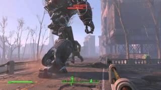 Fallout 4 liberty Prime vs behemoth [upl. by Amaleta]