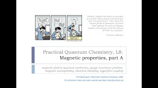 Magnetic Resonance  Season 2 Episode 08  Magnetic properties Part A [upl. by Norted441]