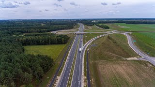 Nowe połączenie trasy S61 węzeł Komorowo z drogą wojewódzką 627 OstrołękaOstrów Mazowiecka [upl. by Ecitsuj]