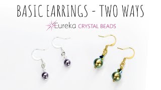 Learn to make simple earrings  the right way [upl. by Terence]