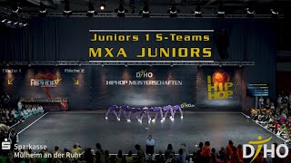 MXA JUNIORS Motsi Mabuse Taunustanzschule  1 Platz Juniors 1 STeams MReihe HipHop [upl. by Boot]