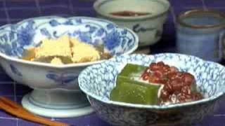 How to Make Macha Kuzumochi Green Tea Mochi Dessert with Kudzu Powder Recipe  Cooking with Dog [upl. by Trixi26]