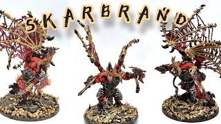 Painted Skarbrand Unique Hero Bloodthirster Blades of Khorne Warhammer Age of Sigmar [upl. by Enirehs4]