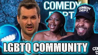 Jim Jefferies LGBT Community BLACK AMERICAN COUPLE REACTS [upl. by Olds134]