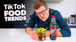 Chef Tests and Reviews More TikTok Food Trends [upl. by Adnertal467]