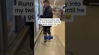 Bumping Shopping Cart Into My Twin Prank [upl. by Neirad]