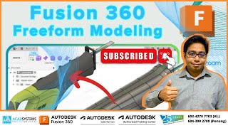 Autodesk Fusion 360 Freeform Modeling [upl. by Ivah]